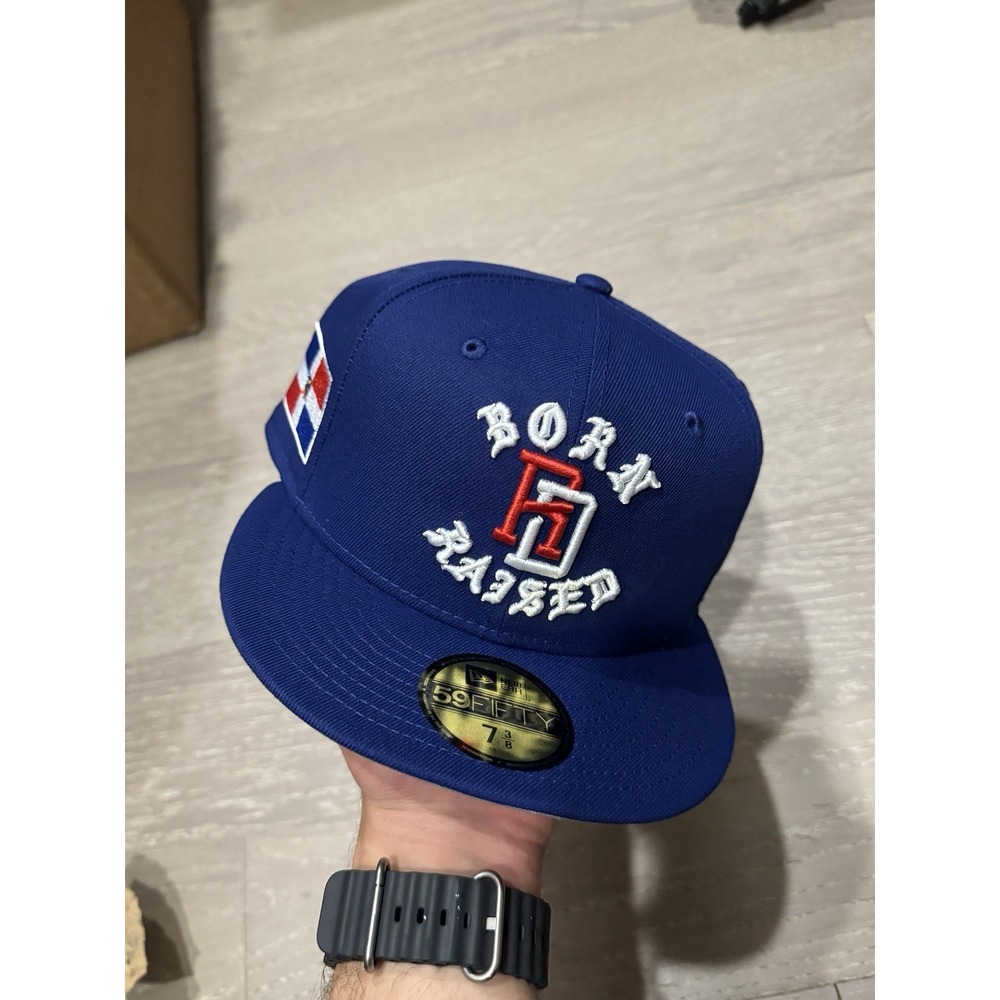 7 3/8 Dominican Republic New Era Born x Raised 2026 WBC 59FIFTY Fitted BLUE